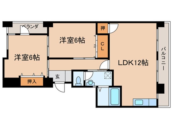 渡辺ビルの物件間取画像